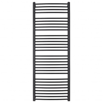 CERANO - Koupelnový elektrický radiátorový set Stefano - WIFI - 900W - černá matná - 1710x650 mm