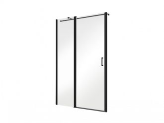 Bezrámové sprchové dveře EXO-C BLACK