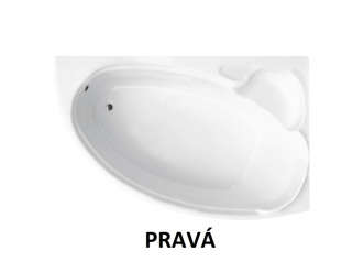 Asymetrická vana FINEZJA NOVA