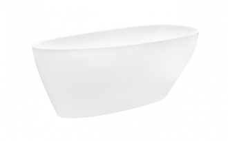 BESCO vana volně stojící  GOYA 1600x700 mm, bílá barva, litý mramor VANSAL16W