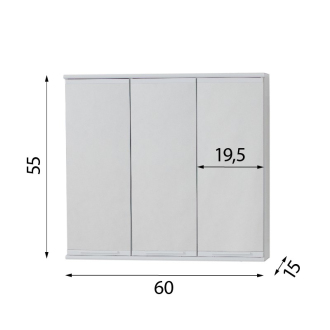 TRIGA I - horní nástěnná skříňka T60-40 OLNPST6040