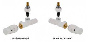 Připojovací ventil Z7 základní sada - Bílá (RAL 9003), Pravé (DX)