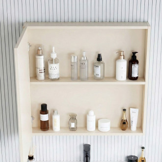 Sada koupelnového nábytku s umyvadlem Mario 60cm Beige