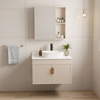 REA Koupelnová sestava nábytku s deskou Modo 60cm Beige REA-M096