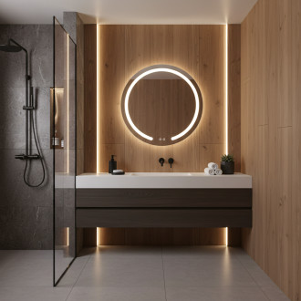 Zrcadlo LED 80cm Modern