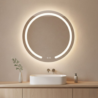 Zrcadlo LED 80cm Modern