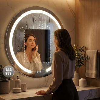 Zrcadlo LED 80cm Modern