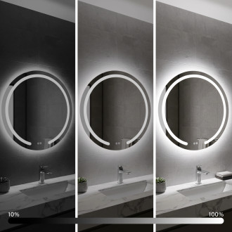 Zrcadlo LED 70cm Modern