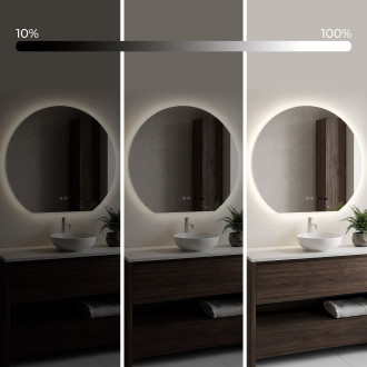 Zrcadlo LED 90cm Fabio