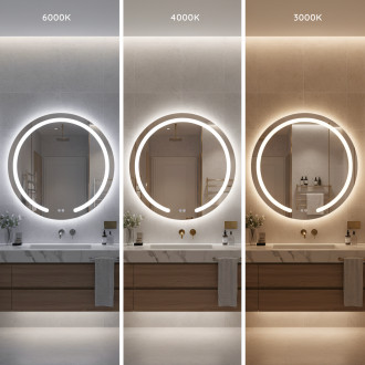 Zrcadlo LED 90cm Modern