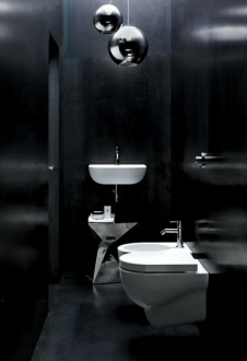 Závěsný bidet NUVOLA - Bez upevňovací sady, 460 x 350 x 245 mm