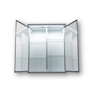 NICE 70 - horní zrcadlová skříňka s LED osvětlením, 70 x 64 x 15 cm OLNNIC70