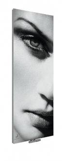 radiátor INVENTIO X 650 x 1800 mm, C35 white silk (zvýšený topný výkon) RADINVX701835