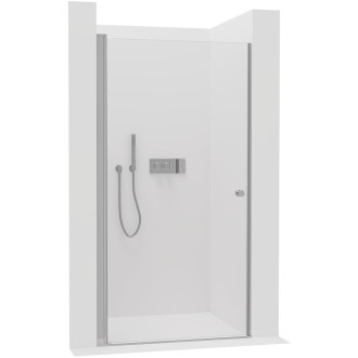 CERANO - Sprchové křídlové dveře Antelo L/P - 6 mm - chrom, transparentní sklo - 80x190 cm