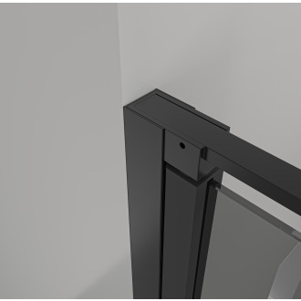 CERANO Sprchové křídlové dveře Porte L/P černá mat, grafitové sklo 80x195 CER-8050BD7248