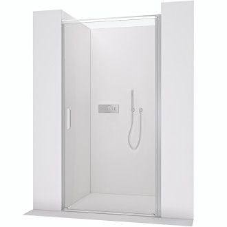 CERANO - Sprchové otočné dveře Porte L/P - 8 mm - chrom, transparentní sklo - 80x195 cm