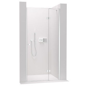 CERANO - Sprchové pantové dveře Marino L/P - 6 mm - chrom, transparentní sklo - 120x190 cm