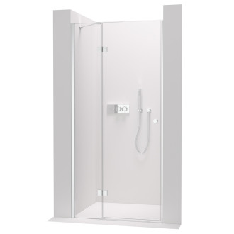 CERANO - Sprchové pantové dveře Marino L/P - 6 mm - chrom, transparentní sklo - 90x190 cm