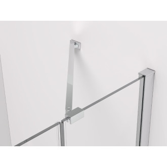 CERANO - Sprchové pantové dveře Marino L/P - 6 mm - chrom, transparentní sklo - 90x190 cm