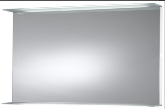 OSLAVA obdélníkové zrcadlo s LED osvětlením a poličkou V 600 × Š 1200 mm ZROSLA6012