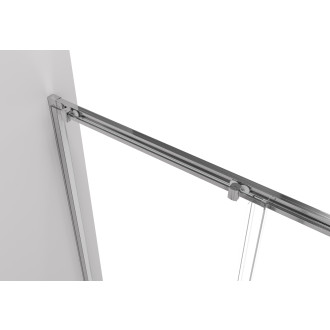 CERANO - Sprchové posuvné dveře Varone POINT L/P - 6 mm - chrom, transparentní sklo - 120x195 cm