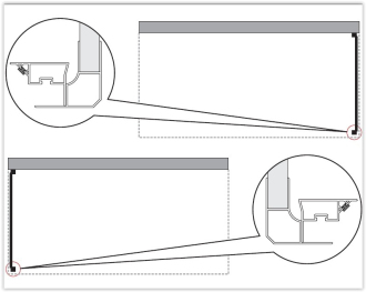 Vanová zástěna SOPRAVASCA FISSA MA - 80 - 77 cm × 150 cm, Nelze otevírat, Plast bílý, Polystyrol, Univerzální