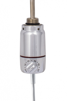 Topná tyč s termostatem 230V/1200W 460 mm chrom lesk RADPST463