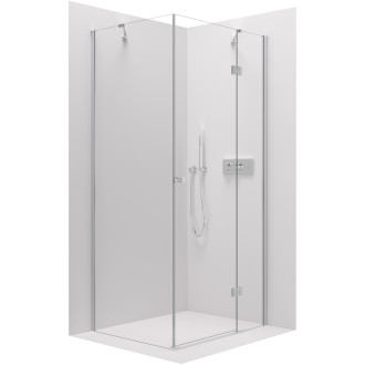 CERANO - Sprchový kout Marino L/P - 6 mm - chrom, transparentní sklo - 100x70x190 cm - pantový