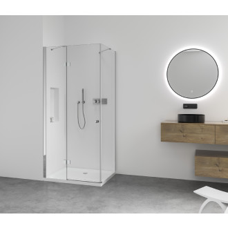 CERANO - Sprchový kout Marino L/P - 6 mm - chrom, transparentní sklo - 100x70x190 cm - pantový