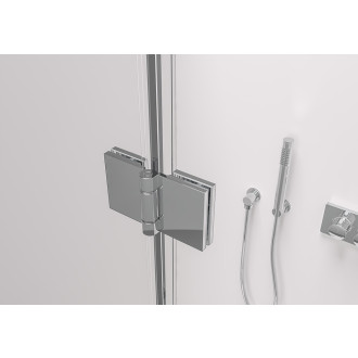 CERANO - Sprchový kout Marino L/P - 6 mm - chrom, transparentní sklo - 120x70x190 cm - pantový