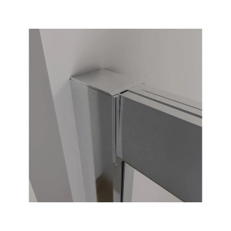 CERANO - Sprchový kout Orso L/P - 5 mm - čtvrtkruh - R550 - chrom, transparentní sklo - 90x90x195 cm - posuvný