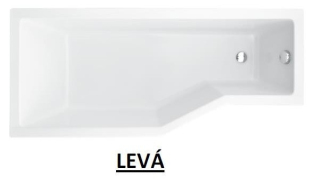 vana ESTE 170x75 cm, pravá  VANEST17P