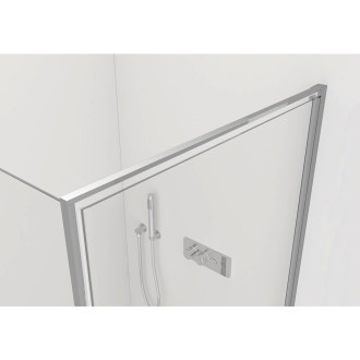 CERANO - Sprchový kout Porte L/P - 8 mm - chrom, transparentní sklo - 100x70x195 cm - otočný