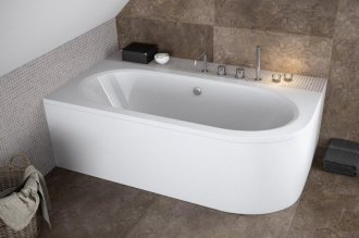 BESCO vana AVITA 180 (1800x800 mm), pravé provedení, bez nožiček VANAVIT180P