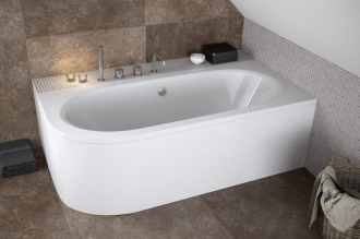 BESCO vana AVITA 180 (1800x800 mm), pravé provedení, bez nožiček VANAVIT180P