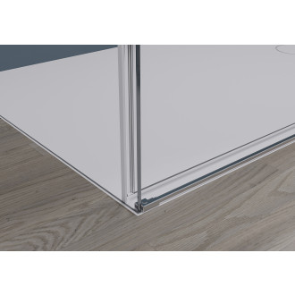 CERANO Sprchový kout Santoro L/P 8mm chrom, transparent sklo 160x70 posuvný CER-8050BD7370