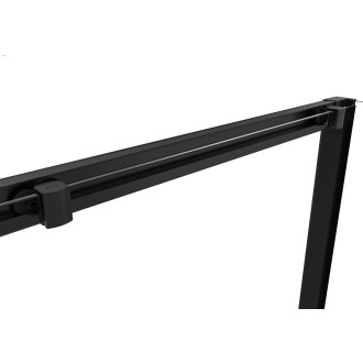 CERANO Sprchový kout Varone L/P černá matná, transp.sklo 130x80cm posuvný CER-DY505B-13080
