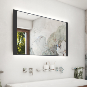 Nimco ZPC 41004V-90 Černé LED zrcadlo 1000x600 s dotykovým senzorem