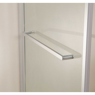 CERANO - Sprchový kout Versaro L/P - 6 mm - chrom, transparentní sklo - 90x100 cm - zasouvací