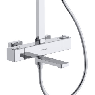 CERANO Sprchová zástěna Walk-in Onyx Corner Round L/P chrom, transparent sklo 160x200