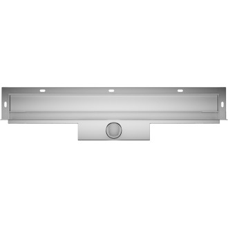 CERANO - Sprchový odtokový žlab ke stěně, sifon - nerez - DN40 - 94 cm