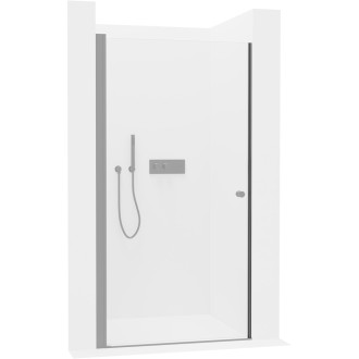 CERANO - Stěnový profil pro instalaci do niky pro dveře a zástěny Antelo L/P - černá matná - 10 mm