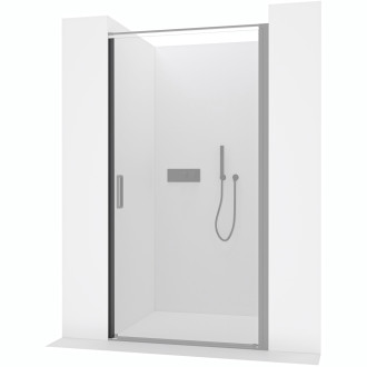 CERANO - Stěnový profil pro instalaci do niky pro dveře a zástěny Porte L/P - černá matná - 190 cm