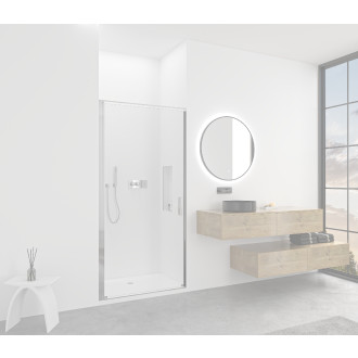 CERANO - Stěnový profil pro instalaci do niky pro dveře a zástěny Porte L/P - chrom - 190 cm