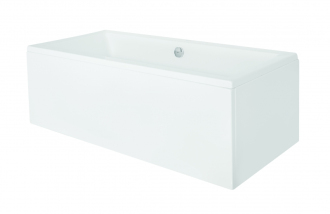 Obdélníková vana QUADRO - 165 x 75 cm, s nožičkami