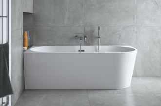 BESCO vana volně stojící ZOYA, 1700×800, levé, sifon chrom, sanitární akrylát VANZOYA170L