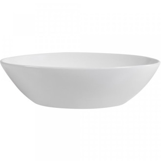 CERANO - Umyvadlo keramické  Ezro - na desku - bílá lesklá - 56x38,5 cm