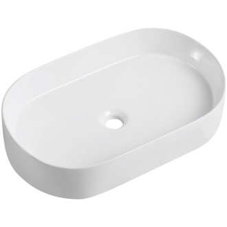 CERANO - Umyvadlo keramické  Federico - na desku - bílá lesklá - 60x38 cm