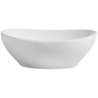 CERANO - Umyvadlo keramické  Giorgio - na desku - bílá lesklá - 41x33 cm