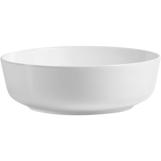 CERANO - Umyvadlo keramické  Marcello - na desku - bílá lesklá - Ø 42 cm